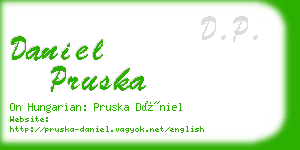 daniel pruska business card